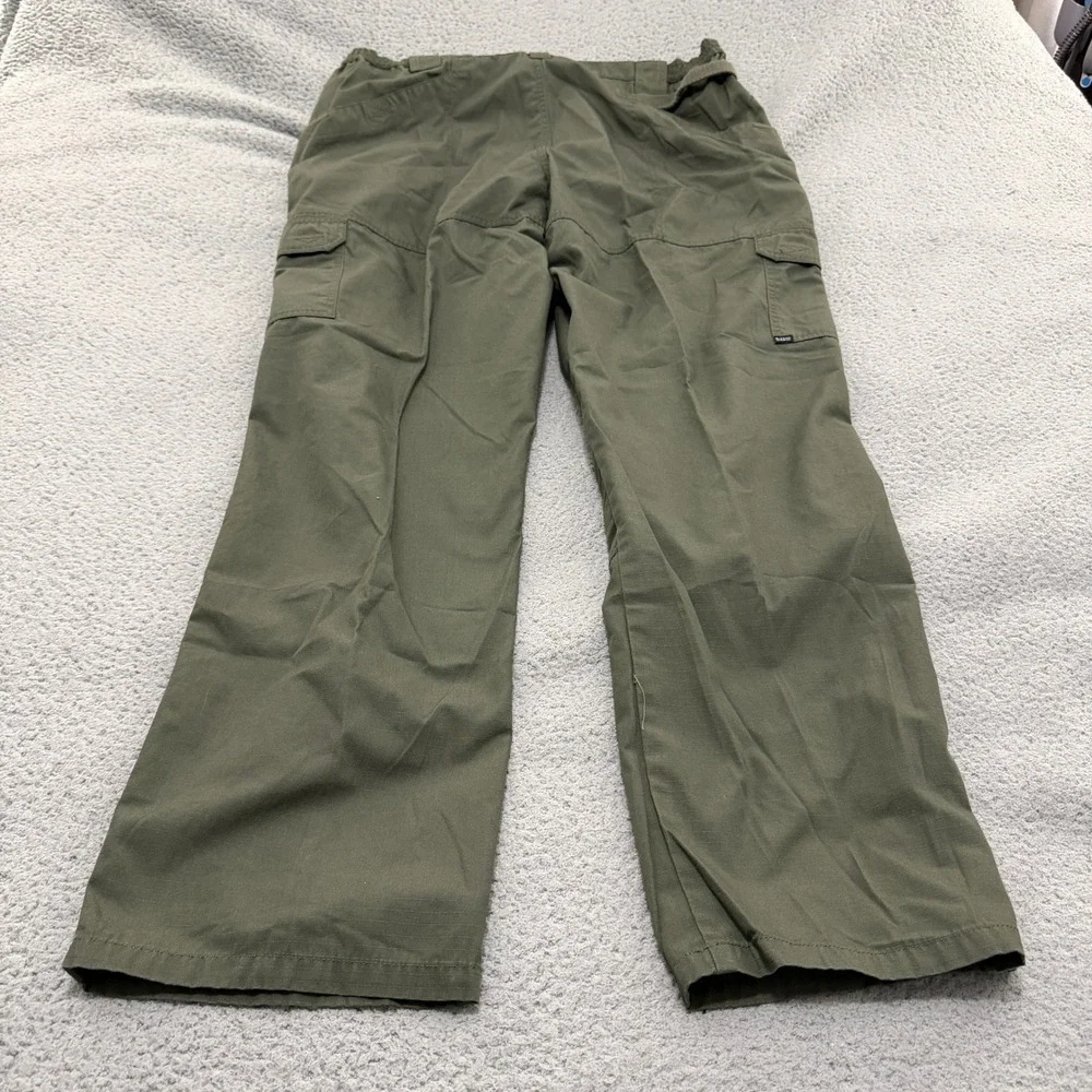 5.11 Tactical Cargo Pants Mens 44x36 Olive Green Ripstop Reinforced Knee Utility